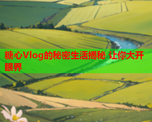 糖心Vlog的秘密生活揭秘 让你大开眼界  第2张