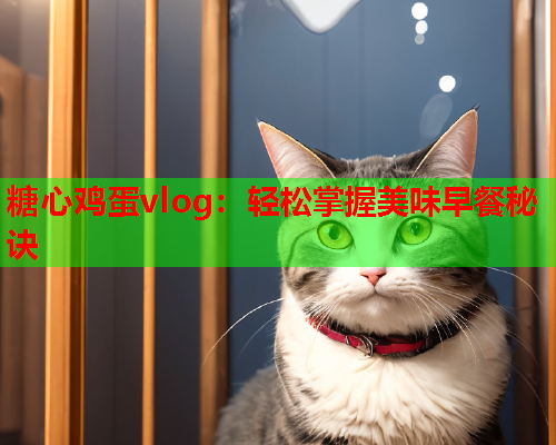 糖心鸡蛋vlog：轻松掌握美味早餐秘诀  第1张